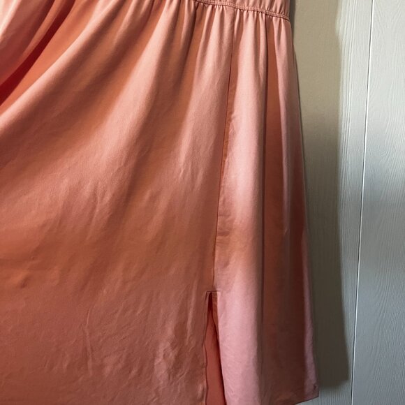 Racer Back Summer Dress - Peachy Pink - Picture 2 of 3
